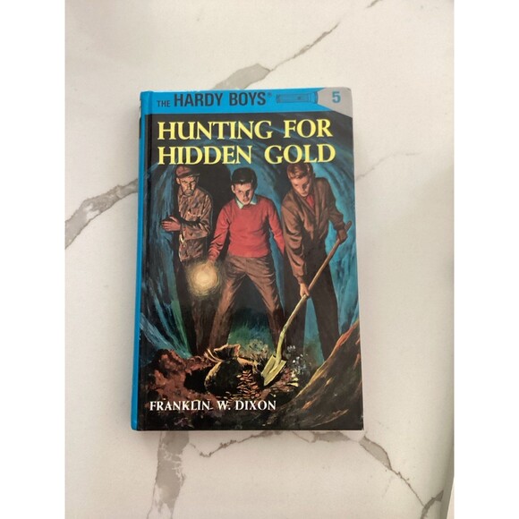 The Hardy Boys Hunting for Hidden Gold #5 Hardcover Book - Picture 1 of 2